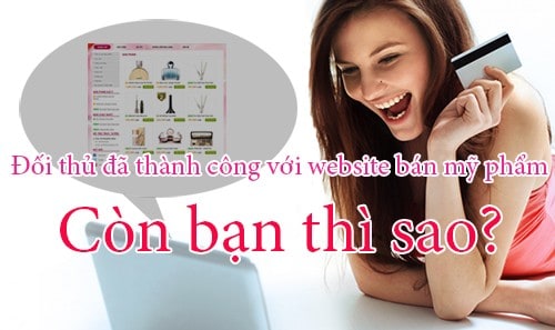 Thiết kế website Mỹ phẩm chuẩn SEO