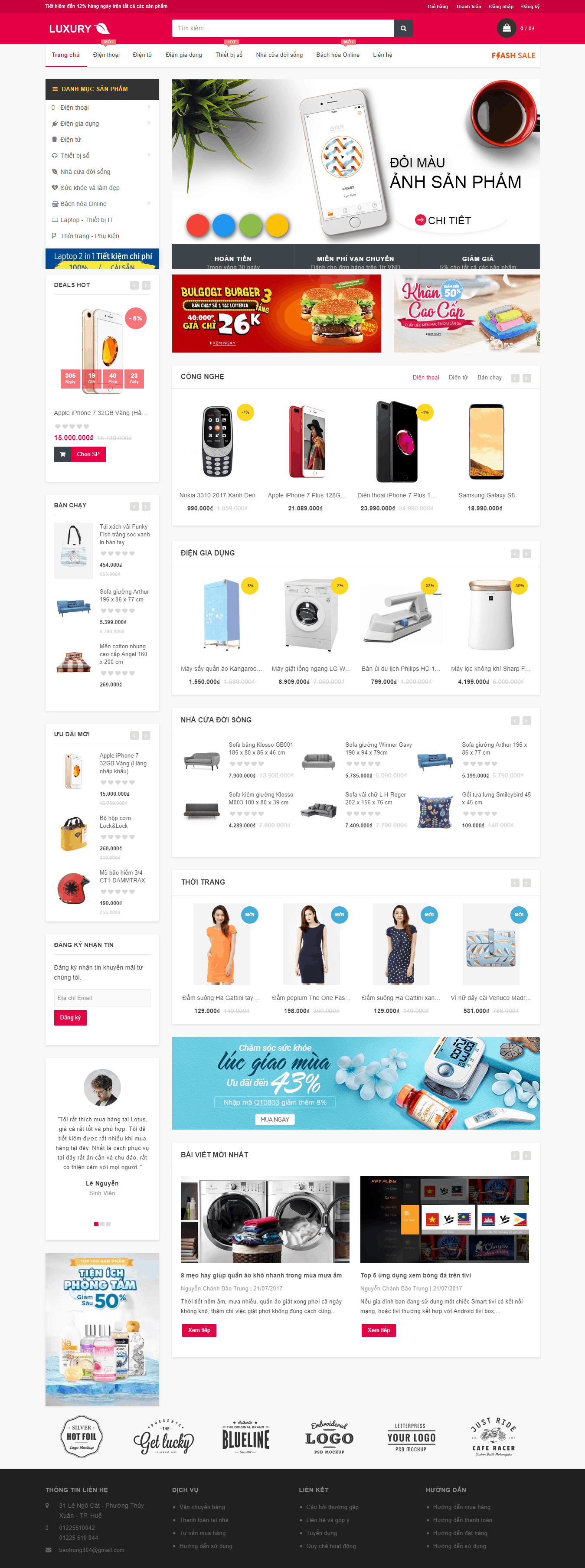 Thiết kế website Thiết kế website sản phẩm Ant Luxury