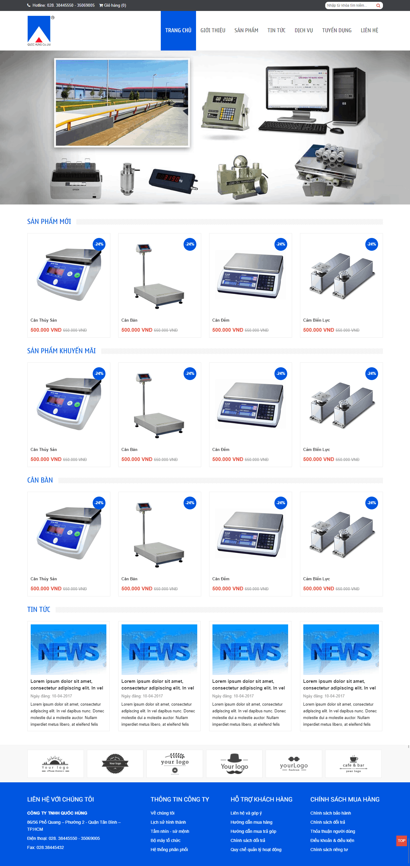 Thiết kế website Thiết kế website sản phẩm Sunmax
