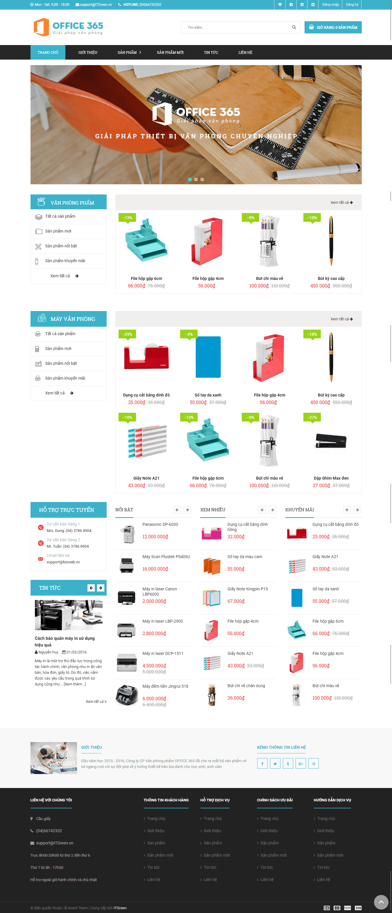 Thiết kế website Thiết kế website trường học Office 365